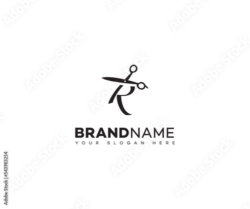 R Letter Logo Vector Template beauty salon logo