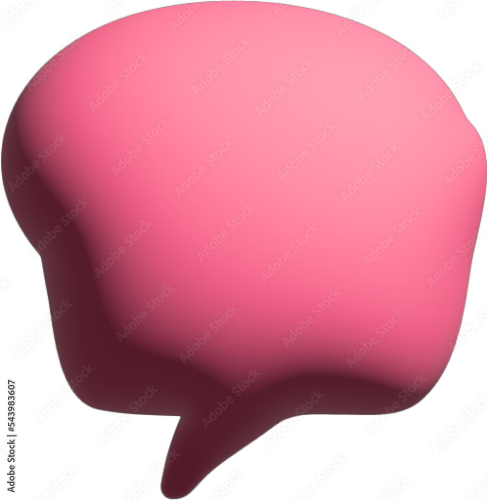 speech bubble 3d speech bubble 3d