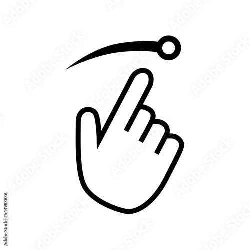 Swipe Flat Icon