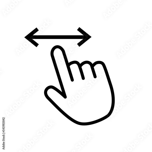 Swipe Flat Icon