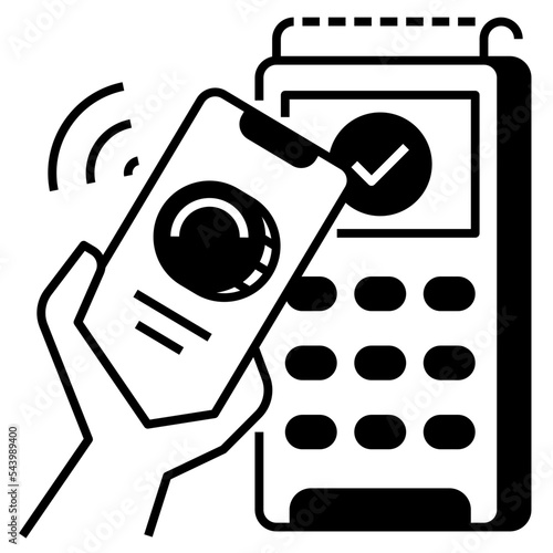 contactless payment icon