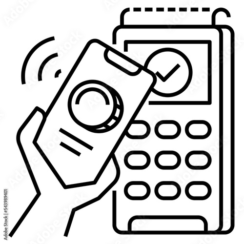 contactless payment icon