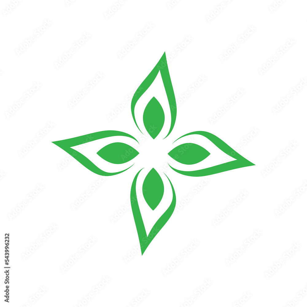Green leaf logo ecology nature element vector icon Green leaf logo ecology nature element vector icon