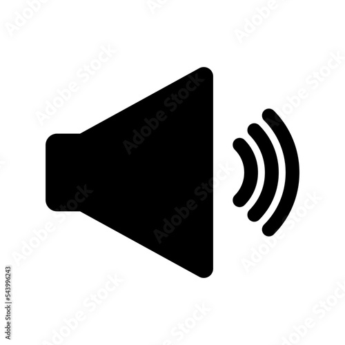 speaker icon vector logo template