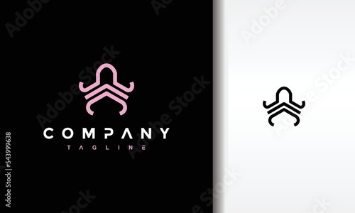 simple octopus logo