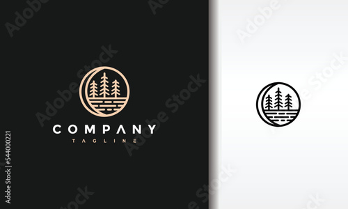 fir moon line logo