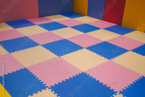 baby puzzle playground floor, soft mat for kid indoor activity or yoga or sport and fitness room.