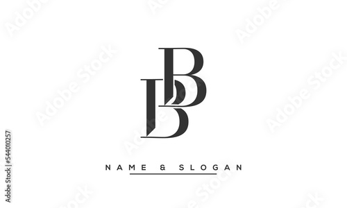B, BB  Abstract  Letters  Logo  Monogram