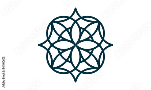 abstract ornament logo template