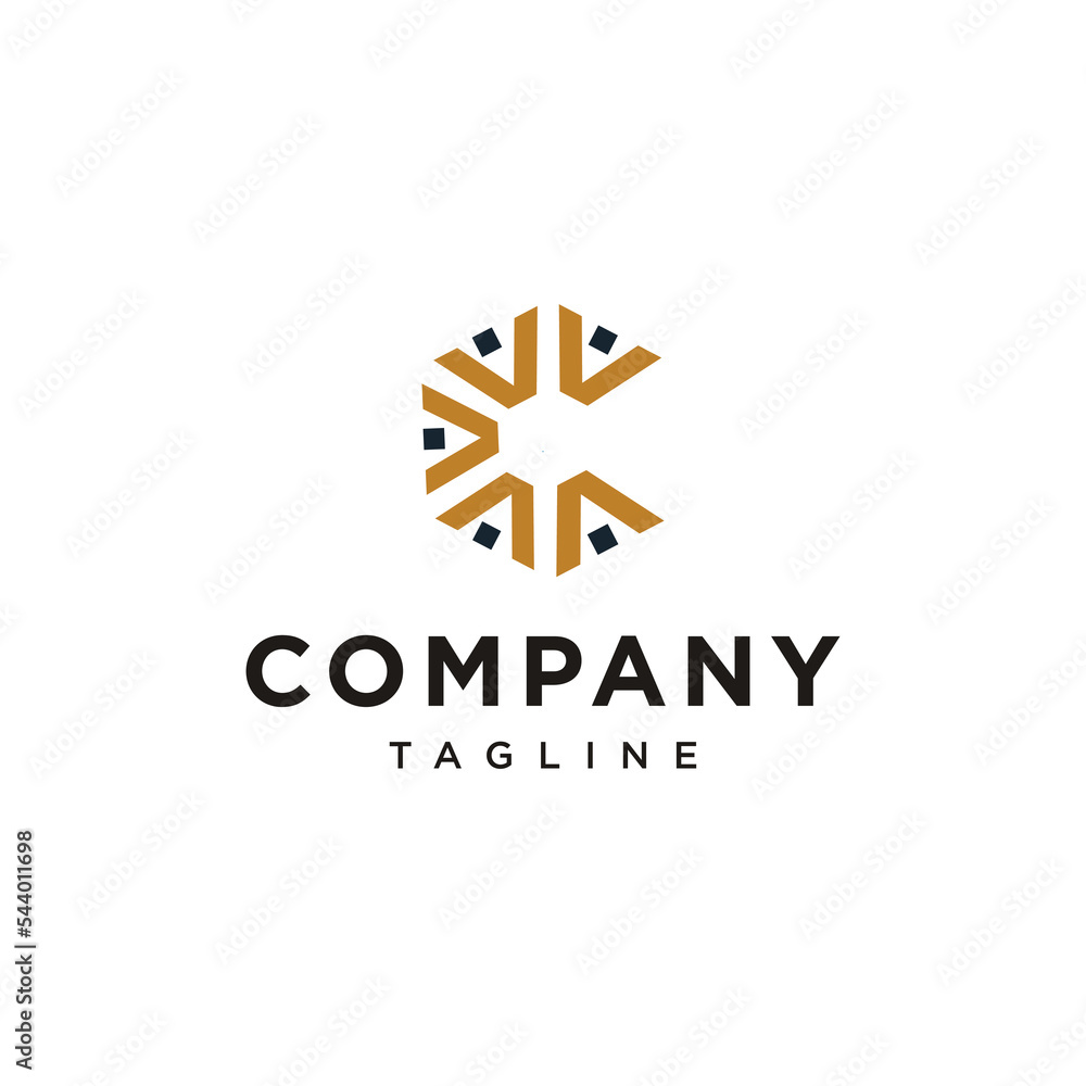 C Letter house vector logo icon C Letter house vector logo icon