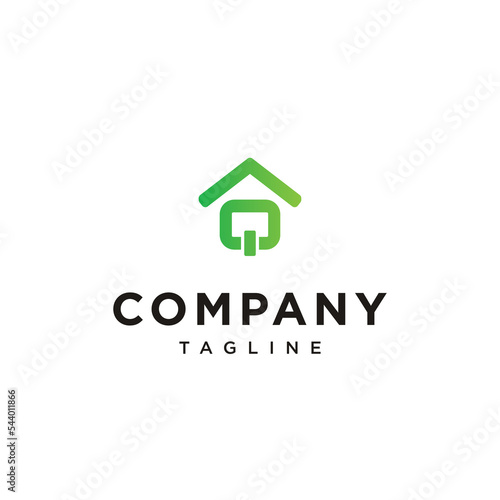  House Power logo icon template