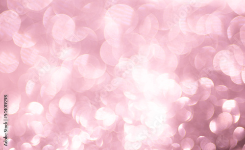 Fototapeta Naklejka Na Ścianę i Meble -  pink bokeh abstract background for design