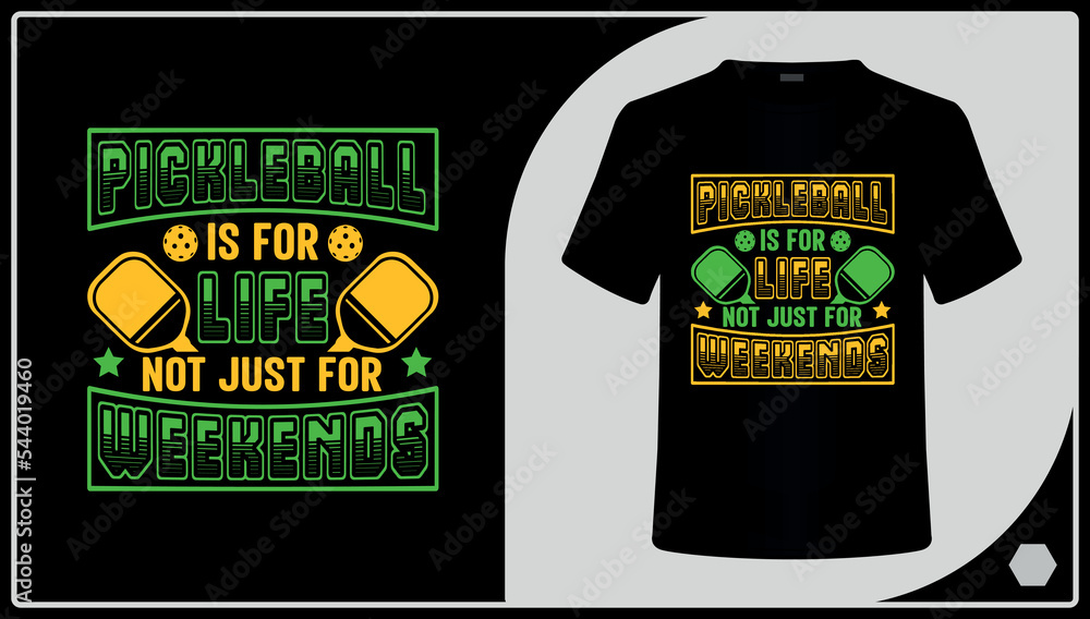 Pickleball T-Shirt Design