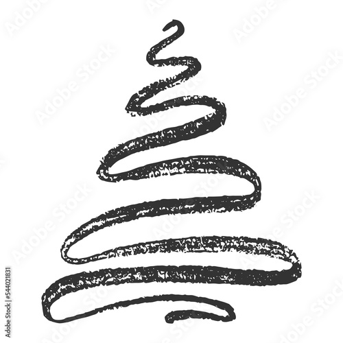 Hand drawn Christmas tree.