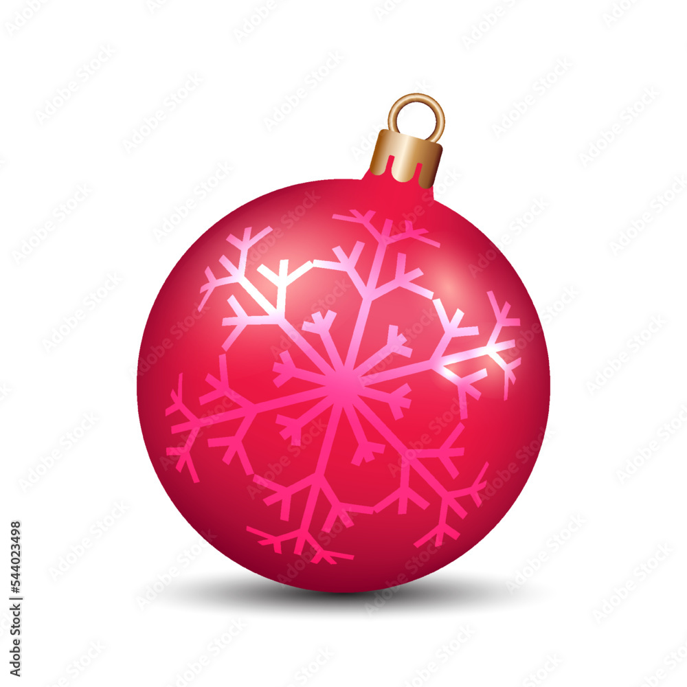Christmas ball ornaments in realistic style. Vector illustration. Christmas ball ornaments in realistic style. Vector illustration.