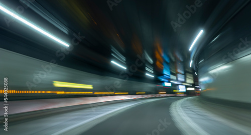 首都高速道路のカーブ