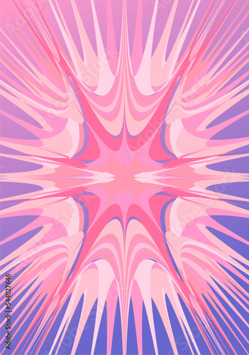 Background image, pink tones, shapes, alternating gradients used in graphics
