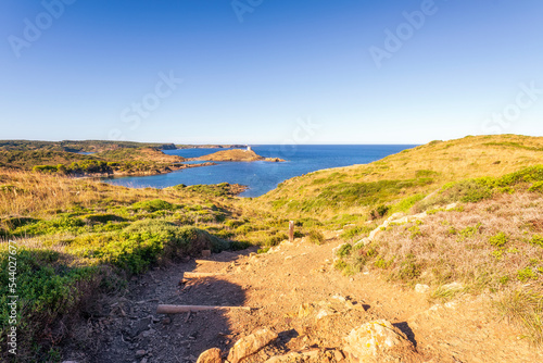 Spain, Balearic Islands, Menorca, Coastal landscape of Cami de Cavalls photo