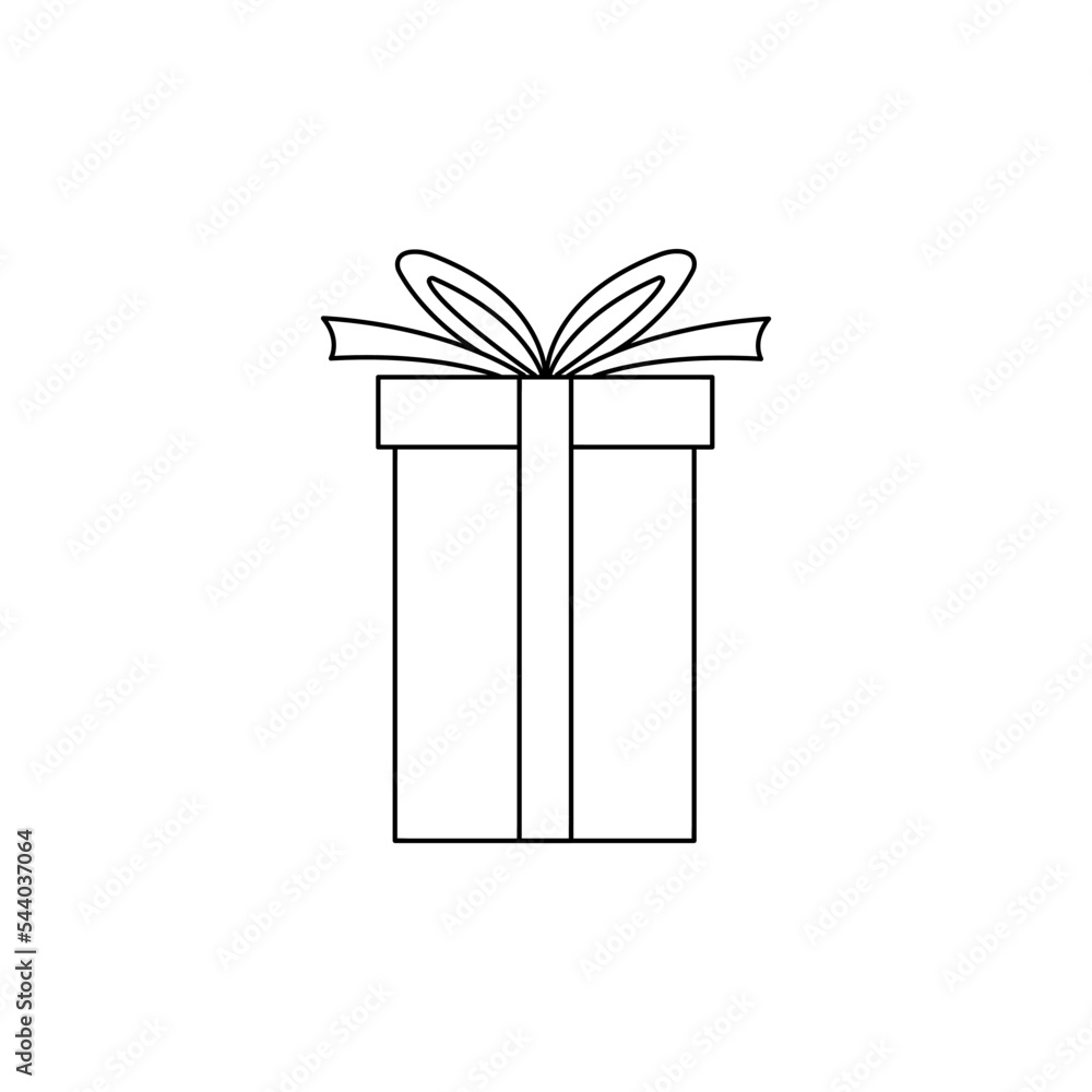 Gift Box icon design template - Vector icon gift. Gift Box icon design template - Vector icon gift.