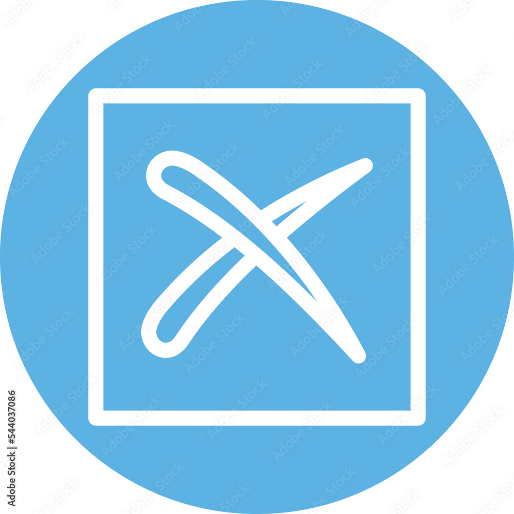 Cross Vector Icon which is suitable for commercial work and easily modify or edit it
