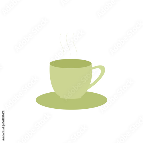 Coffee cup vector isolated on white background. drinking vector. coloring Page Isolated for Kids. for home decor such as posters  wall art  tote bag  t-shirt print.