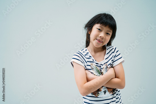 portrait girl, happy student, kid