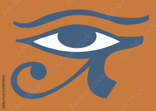 The Eye of Horus Illustration Vector -  concept and symbol in ancient Egypt