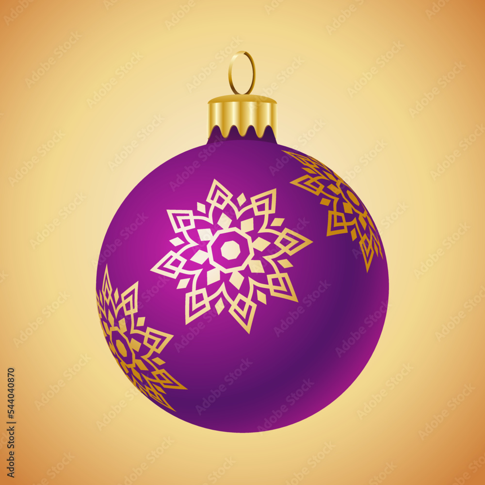Christmas ornament illustration isolated. Christmas tree shiny bauble illustration. Christmas matte decoration Christmas ornament illustration isolated. Christmas tree shiny bauble illustration. Christmas matte decoration