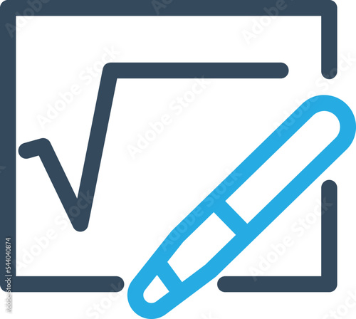 Write formula Vector Icon which is suitable for commercial work and easily modify or edit it 