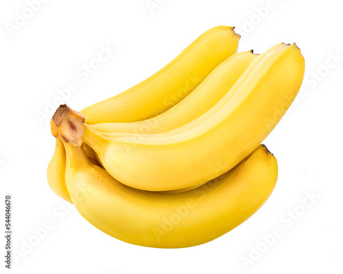 Ripe banana isolated on transparent png