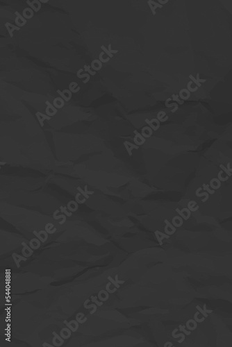 Black сlean crumpled paper