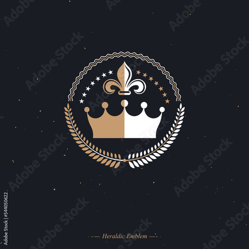 Majestic Crown emblem. Hera...