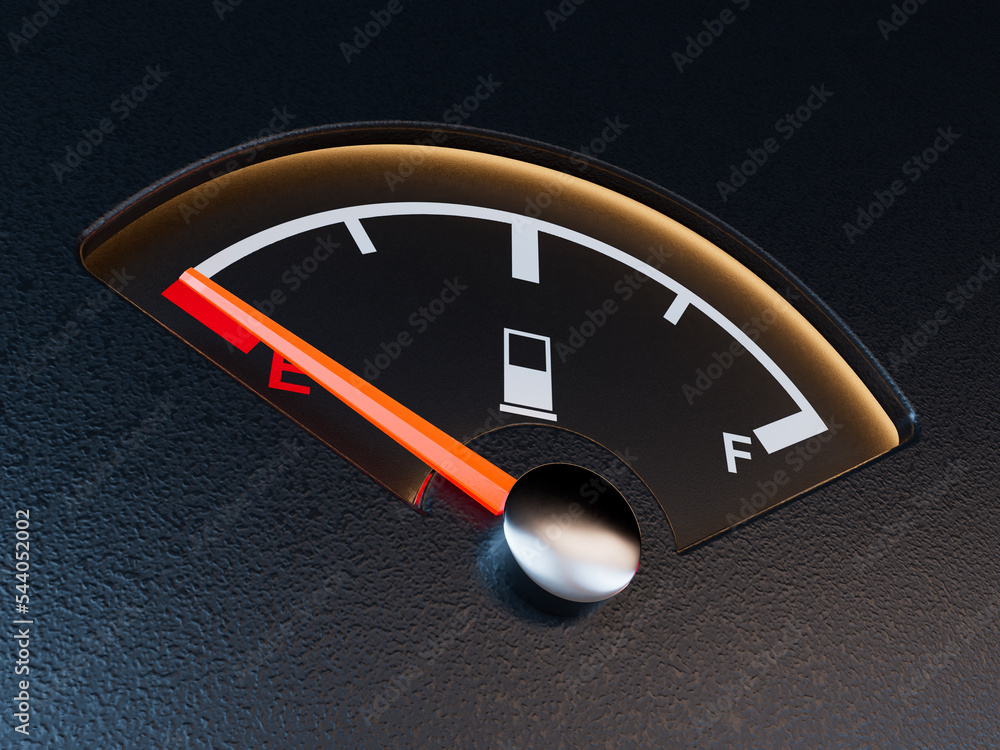 Naklejka premium Petrol Gage Empty