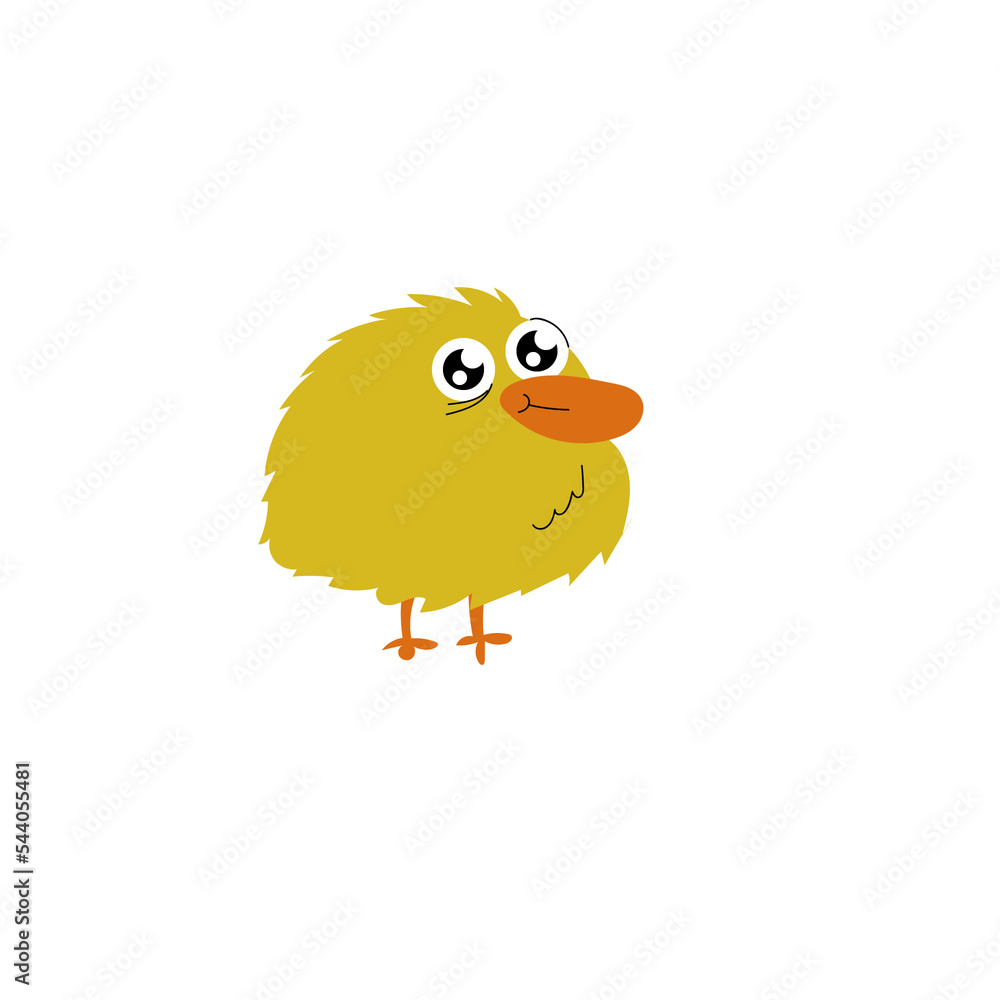 cute cartoon fluffy chubby chick character cute cartoon fluffy chubby chick character