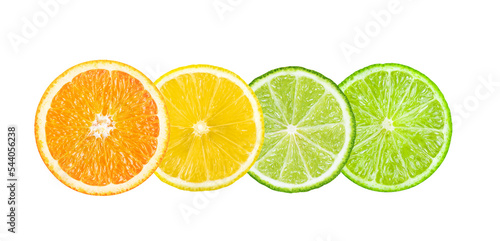 orange lemon lime bergamot isolated on transparent png