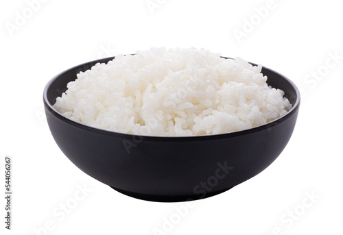 Wallpaper Mural Rice in a black bowl isolated on transparent png Torontodigital.ca