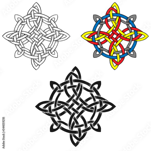 A set of beautiful Celtic patterns.