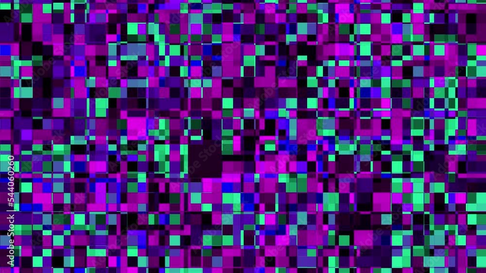 Abstract Dark Neon Mosaic Background Loop Abstract Dark Neon Mosaic Background Loop