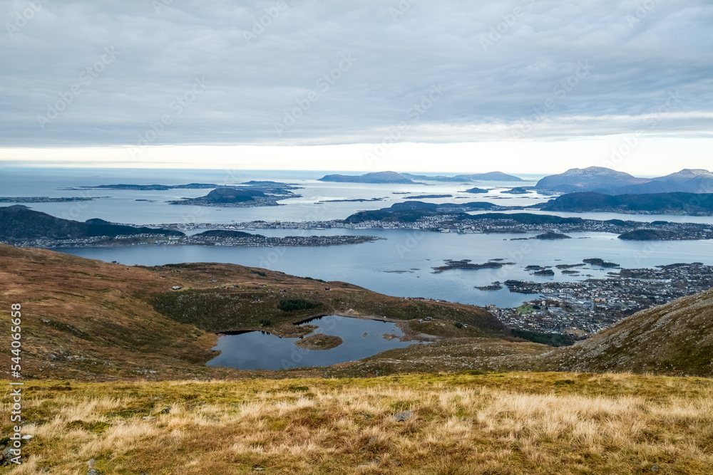 Hiking on the island of Sula, Norway Hiking on the island of Sula, Norway