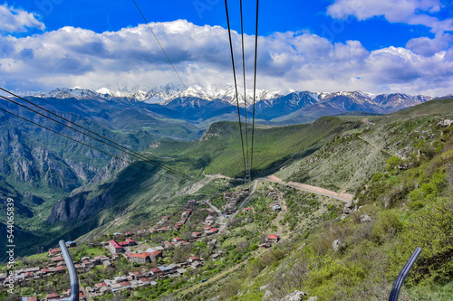 The Wings of Tatev cable car, which stretches from Khalidzor to the Tatev monastery, is listed in the Guinness Book of records as the world's longest non-stop two-track cable car. May 5, 2019.