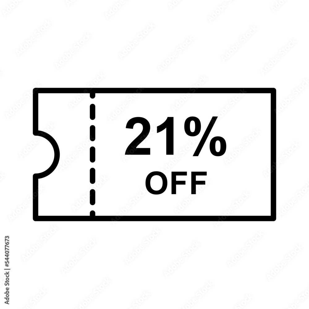 Discount offer icon vector design templates Discount offer icon vector design templates