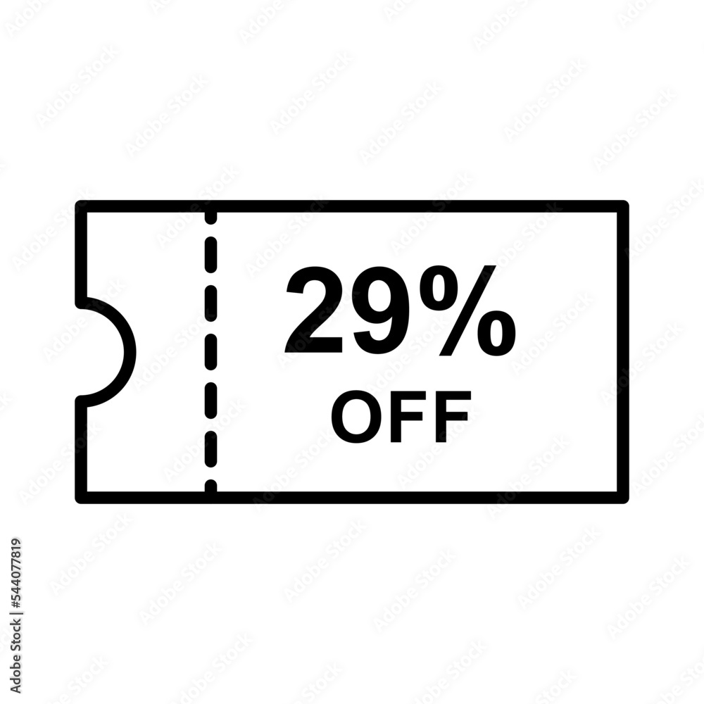 Discount offer icon vector design templates Discount offer icon vector design templates