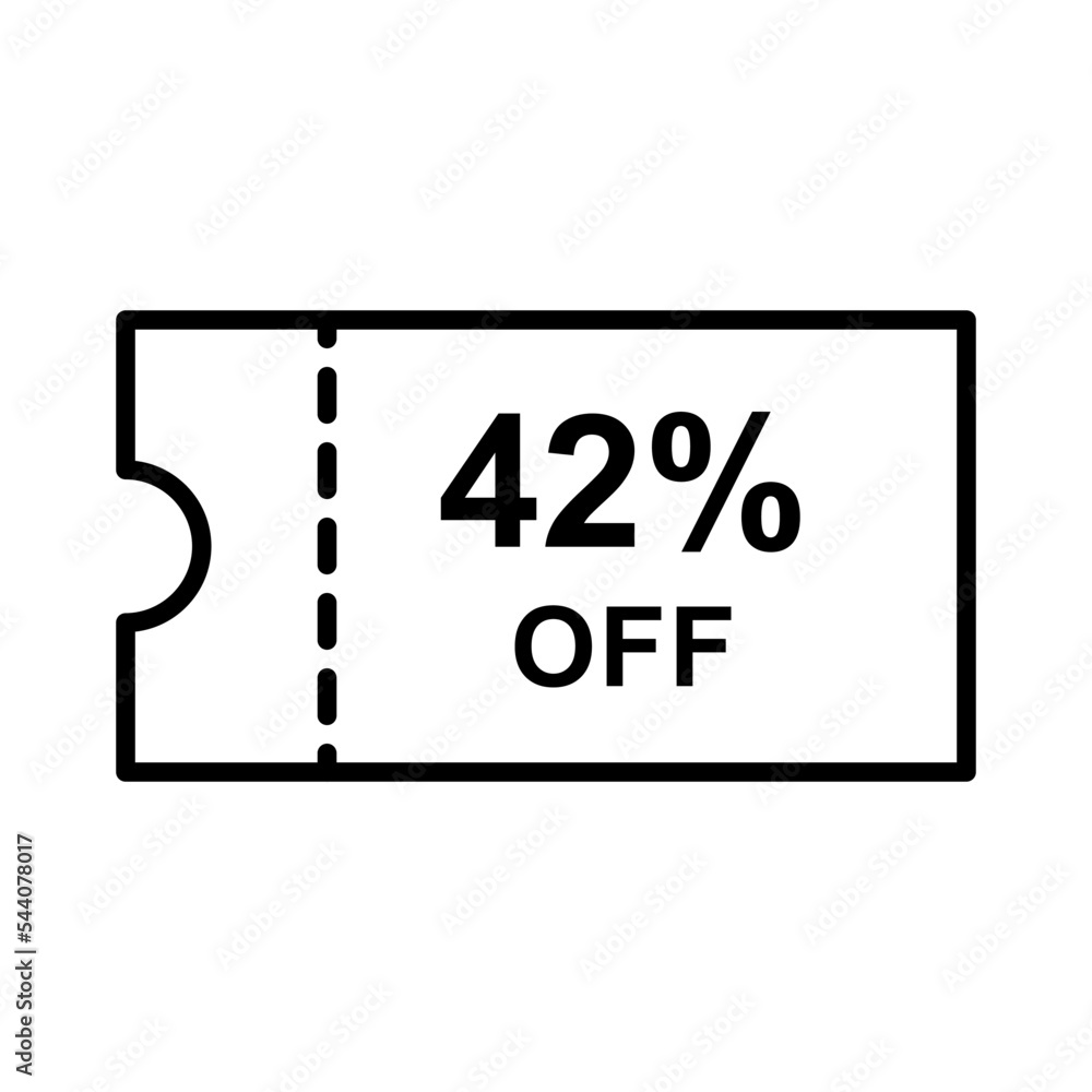 Discount offer icon vector design templates Discount offer icon vector design templates