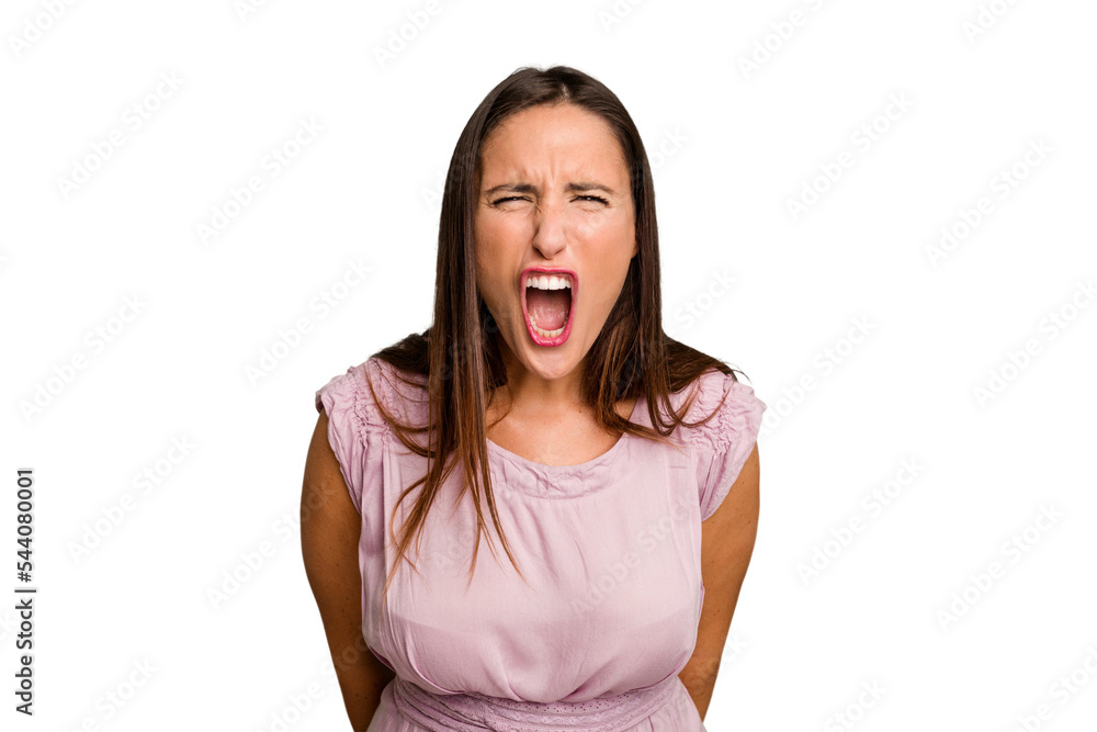 Young caucasian cute woman isolated shouting very angry, rage concept, frustrated. Young caucasian cute woman isolated shouting very angry, rage concept, frustrated.