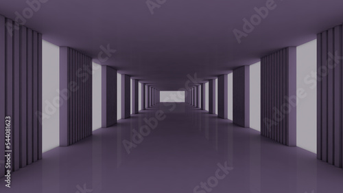 abstract 3d tunnel