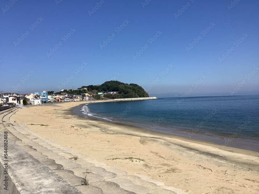A beach on Shinojima called Sun Sun Beach