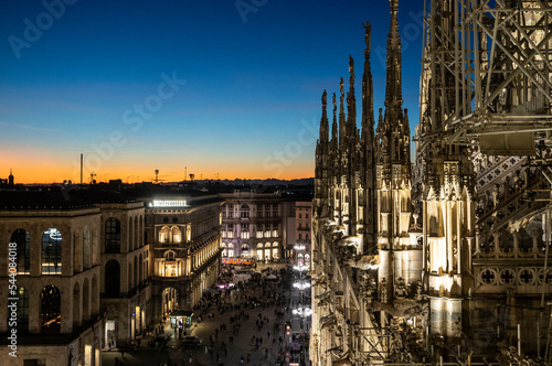 Details of Milan Cathedral, Duomo di Milano, Italy