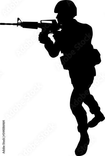 Silhouette Soldier