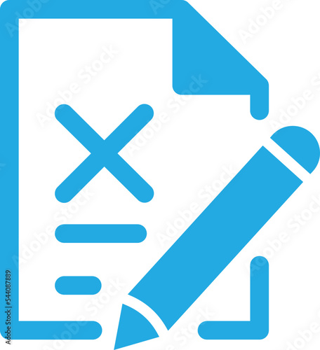 File editing Vector Icon which is suitable for commercial work and easily modify or edit it 