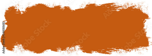 Brown brush stroke isolated on background. Paint brush stroke vector for brown ink paint, grunge design element, dirt banner, watercolor design, dirty texture. Trendy brush stroke, vector illustration